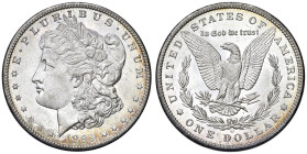 USA - Dollaro 1899 O Morgan - KM 110 Ag 26,77 g • Minimi segnetti di contatto al dritto

Status: FDC