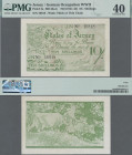 Jersey: The States of Jersey 10 Shillings ND(1941-42), P.5 (Ro.660e, SB 145a-b), PMG graded 40 Extremely Fine.
 [differenzbesteuert]