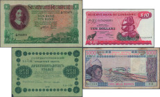 Alle Welt: Huge lot with 800 banknotes from all over the world, for example South Africa, Malaysia, Zimbabwe, Austria, Russia and many more. Viewing r...