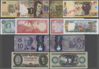 Alle Welt: Very nice lot with 50 banknotes from all over the world, all in UNC condition, comprising for example Scotland – Clydesdale Bank 10 Pounds ...
