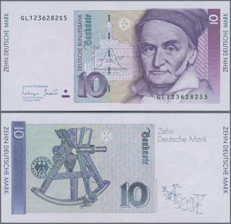 Deutschland - Bank Deutscher Länder + Bundesrepublik Deutschland: BBk III, 10 DM...