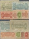 Deutschland - Konzentrations- und Kriegsgefangenenlager: Offizier-Gefangenenlager SAARLOUIS, set mit 6 Gutscheinen o.D.(1917-1918), mit 25 Pfennig (Ca...