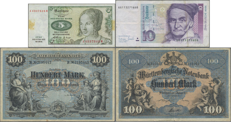 Deutschland - Sonstige: Konvolut mit mehr als 400 Banknoten Deutschland mit eine...