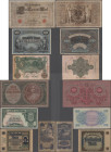 Deutschland - Sonstige: Album mit 79 Banknoten Deutsches Reich ab 1900 bis Inflation 1923, dabei noch etwas Ausland (Österreich, Italien und Russland,...