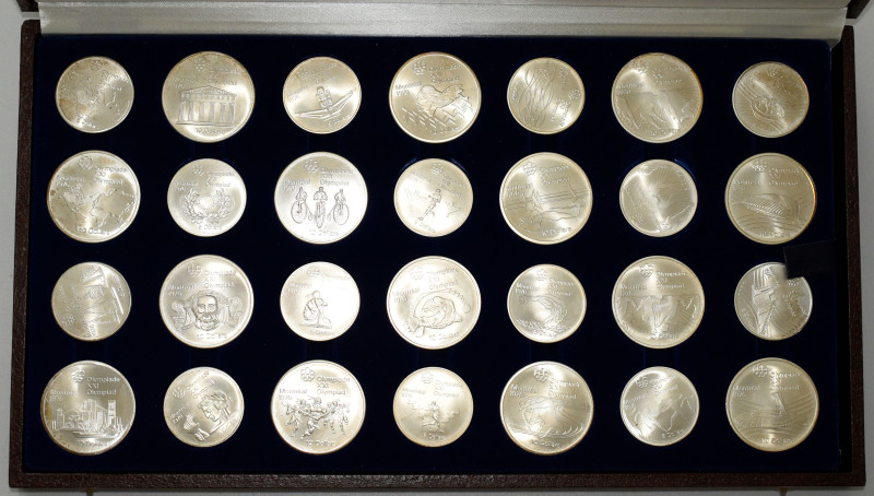 Kanada: Olympische Spiele Montreal 1976: 14 x 5 Dollars sowie 14 x 10 Dollars Ge...