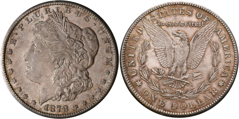 Vereinigte Staaten von Amerika: 1 Dollar 1878 CC (Carson City), Morgan Dollar, K...