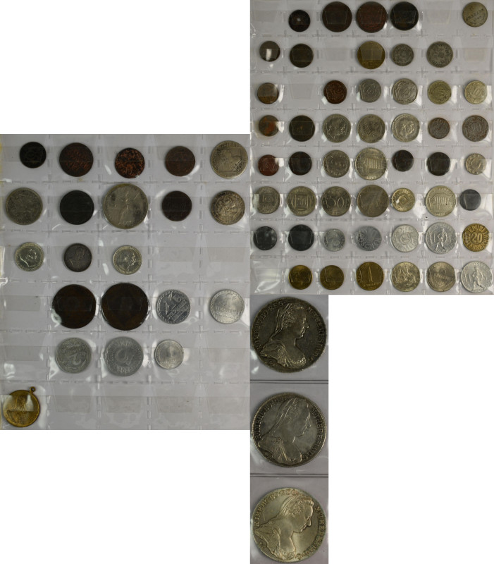 Österreich: Kleine Typensammlung Österreich ab ca. 1800 mit Österreich-Ungarn. D...
