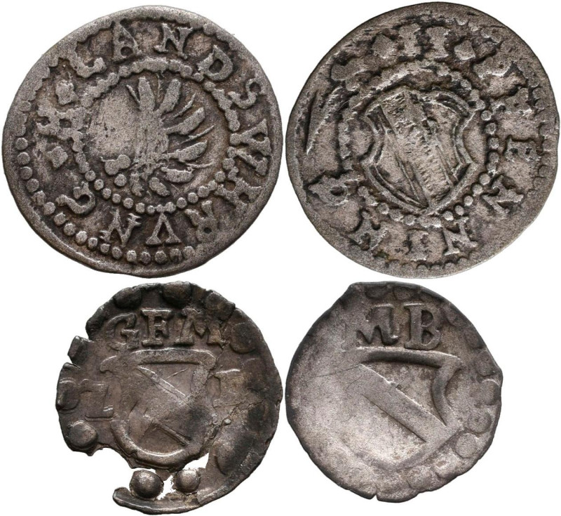 Altdeutschland und RDR bis 1800: Baden, Lot 3 Stück: Ernst Friedrich 1577-1604: ...