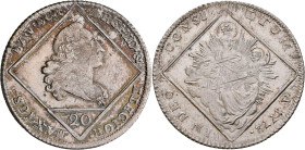Altdeutschland und RDR bis 1800: Bayern, Maximilian III. Joseph 1745-1777: 20 Kreuzer 1772 A, Hahn 328, justiert, sehr schön+.
 [differenzbesteuert]