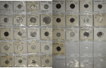 Altdeutschland und RDR bis 1800: Bayern: Kleines Konvolut von 33 Münzen in Silber und Kupfer, dabei Pfennig o. J. (15. Jhd), 1 Kreuzer 1625, 2 Kreuzer...