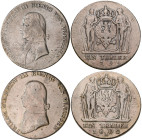 Altdeutschland und RDR bis 1800: Brandenburg-Preußen, Friedrich Wilhelm III. 1797-1840: Taler 1799 A in schön, sowie 1802 A in sehr schön. Davenport 2...