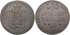 Altdeutschland und RDR bis 1800: Braunschweig-Wolfenbüttel, Karl Wilhelm Ferdinand 1780-1806: Konventionstaler 1795 ( Species Thaler) MC, Braunschweig...