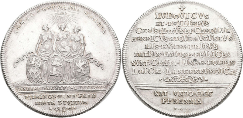 Altdeutschland und RDR bis 1800: Hohenlohe-Langenburg, Ludwig 1715-1765: Reichst...