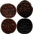 Altdeutschland und RDR bis 1800: Lindau: Lot 4 x 1 Pfennig, einseitig. Dabei o.J., 1694 + 1695 + 1696. Nau# 10 + 11. Überwiegend sehr schön.
 [differ...
