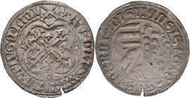 Altdeutschland und RDR bis 1800: Sachsen, Ernst und Albrecht 1482-1485: Schwertgroschen o.J. Münzzeichen Stern - Leipzig. Krug 1346ff / Mehner 21/3. K...