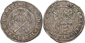 Altdeutschland und RDR bis 1800: Sachsen, Ernestinische Linie, Johann Friedrich nach seiner Gefangenschaft 1552-1554: Schreckenberger Groschen (Engels...