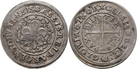 Altdeutschland und RDR bis 1800: Strassburg, Groschen (12 Deniers) o.J. (15 Jhd.) Stadtlilie im verziertem Rahmen ASSIS REIP ARGENTORATENSIS Langkreuz...