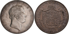 Preußen: Friedrich Wilhelm IV. 1840-1861: Doppeltaler 1841 A. AKS 69, Jaeger 74, Thun 253. Feine Kratzer und Randfehler, Patina, sehr schön - vorzügli...