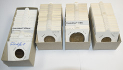 Deutschland: Konvolut von circa 150 deutsche Münzen, 19. Jhd., Kaiserreich, Weimarer Republik und DDR, u.a. dabei Württemberg 1 Gulden 1843, Preußen K...