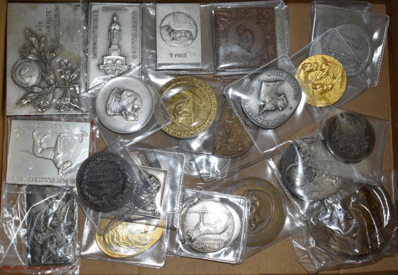 Medaillen Deutschland: Hundezucht/Hundeausstellungen: Lot 30 Medaillen/Plaketten...