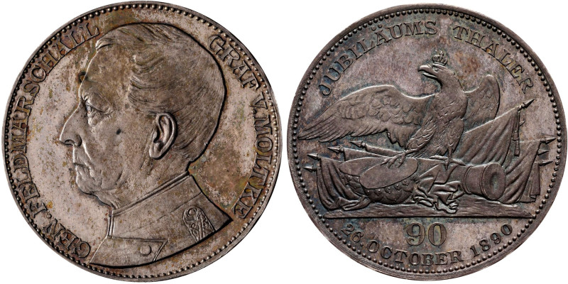 Medaillen Deutschland - Personen: Moltke, Hellmuth Graf von (preußischer General...