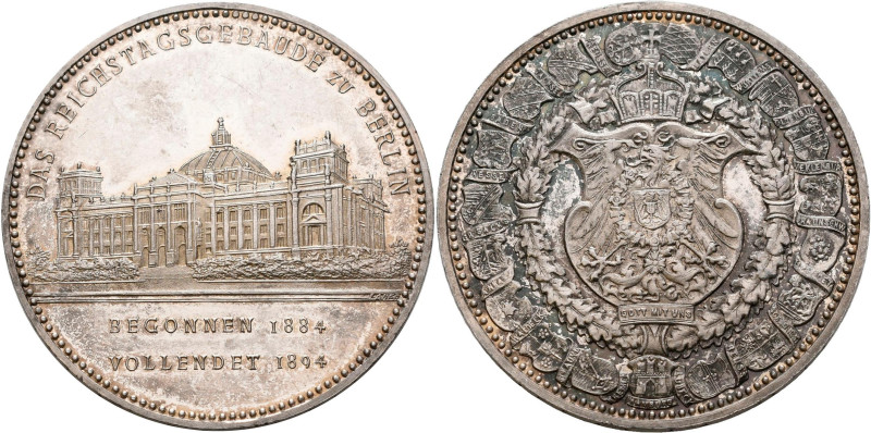Medaillen Deutschland - Geographisch: Berlin: Silbermedaille 1894 von Lauer, auf...