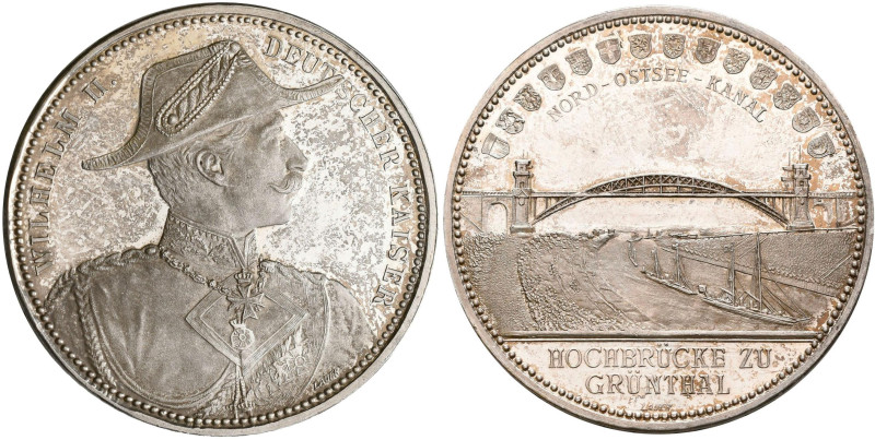 Medaillen Deutschland - Geographisch: Brandenburg-Preußen, Wilhelm II. 1888-1918...