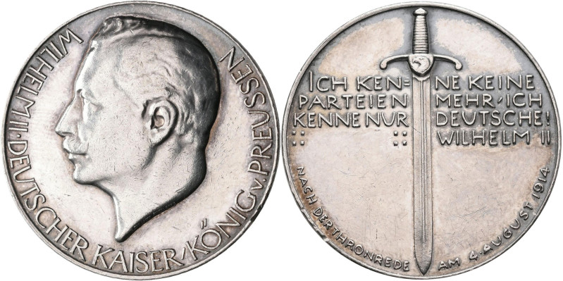 Medaillen Deutschland - Geographisch: Brandenburg-Preußen, Wilhelm II. 1888-1918...