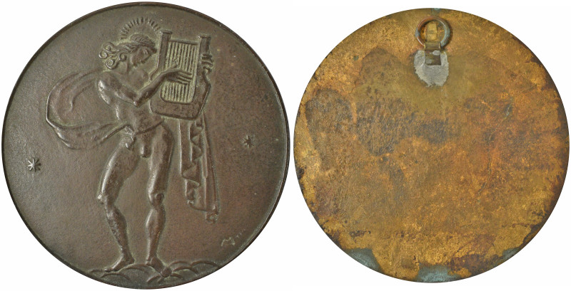 Medaillen Deutschland - Sonstige: Einseitige Bronzegussmedaille o. J. (vor 1929)...