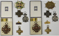 Orden & Ehrenzeichen: Kleines Lot mit: Wilhelmskreuz mit Schwerter für Kriegsverdienst (OEK 3078) im Verleihungsetui, Erinnerungskreuz 1866 Königgrätz...