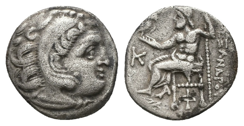 Kings of Macedon, Alexander III 'the Great'. AR Drachm, 4.04 g 18.48 mm. 336-323...