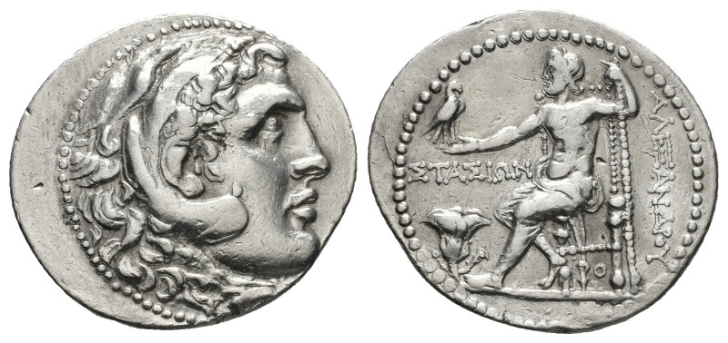 Kings of Macedon. Alexander III 'the Great'. AR Tetradrachm, 16.88 g 33.27 mm. 3...