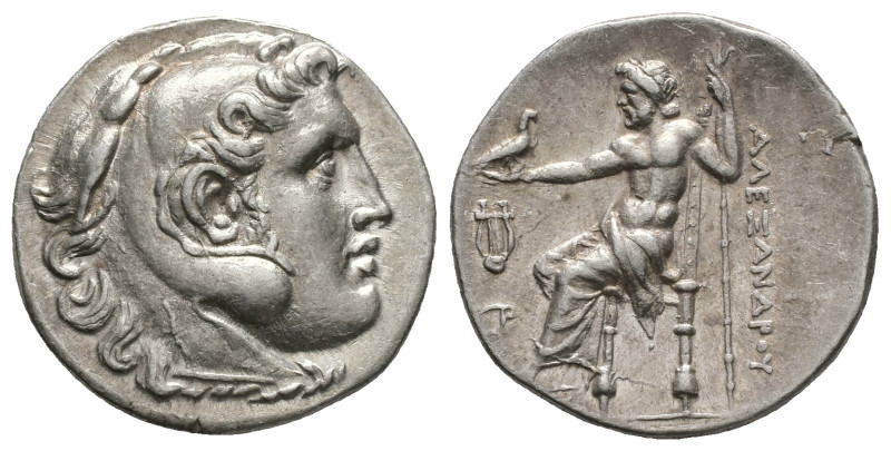 Kings of Macedon, Alexander III 'the Great'. AR Tetradrachm, 16.99 g 31.35 mm. 3...