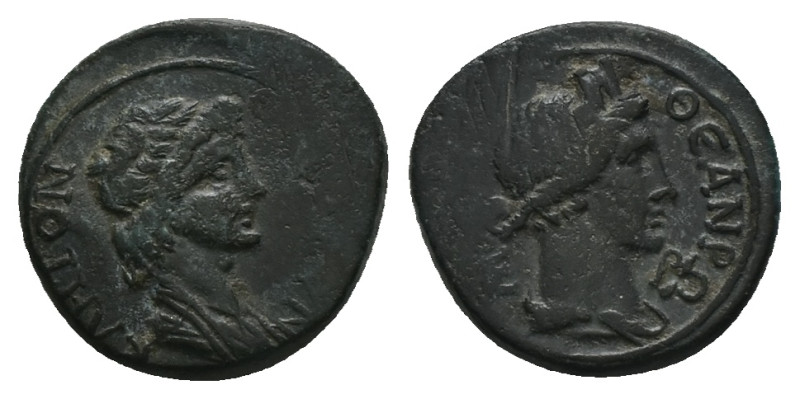 Mysia, Pergamum. Pseudo-autonomous, Time of Claudius to Nero (AD 41-68). AE. 4.1...