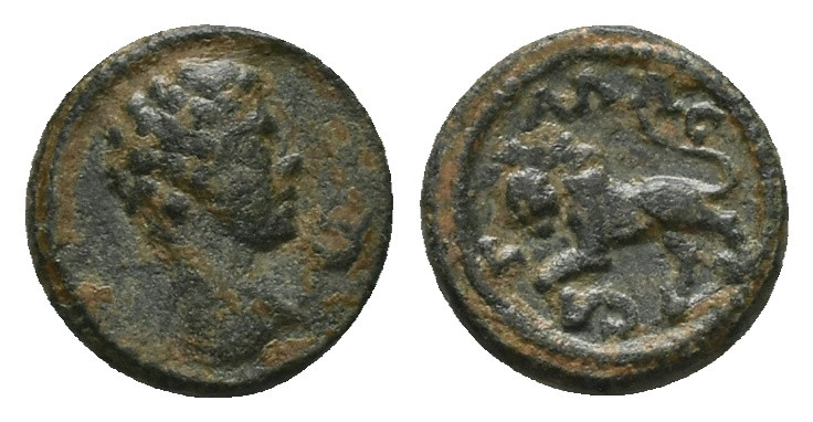 Pisidia, Sagalassus. Pseudo-autonomous, 2nd-3rd centuries. AE. 2.37 g. 13.47 mm....