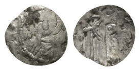 Byzantine, C. AD 13th. Bl, Tornese. 0.22 g 12.29 mm.