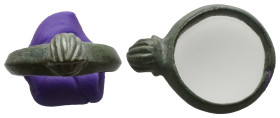 AE Medieval finger-ring (c. AD 11th–15th centuries)
Weight: 5.61 g.
Diameter: 19.54 mm.