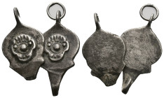 Silver Earring.
Weight: 12.54 g.
Diameter: 38.02 mm.
