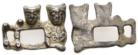 Lydia? Silver Belt Buckle (5th-4th BC centuries). 
Weight:7.87 g. 
Diameter: 26.78 mm.