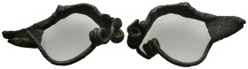 AE Roman fibula (AD 1st–3rd centuries)
Bronze bow fibula.
Weight: 13.38 g.
Diameter: 53.92 mm.