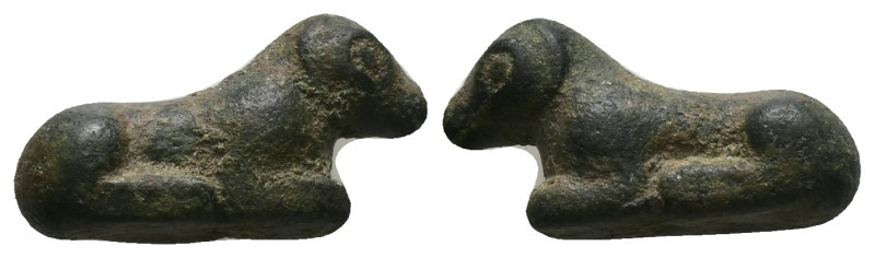 AE Roman ram statuette (AD 1st–3rd centuries)
Bronze reclining ram statuette.
...