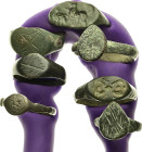 7 Pieces Bronze Ring
