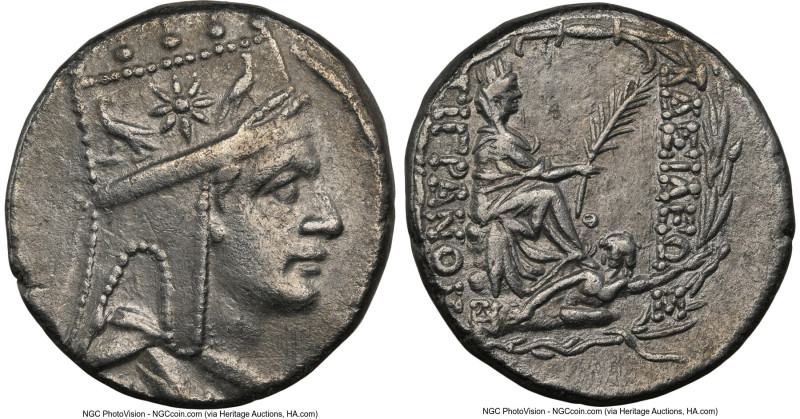 ARMENIAN KINGDOM. Tigranes II the Great (95-56 BC). AR tetradrachm (26mm, 15.69 ...