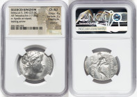SELEUCID KINGDOM. Seleucus II Callinicus (246-225 BC). AR tetradrachm (29mm, 17.06 gm, 12h). NGC Choice AU 4/5 - 2/5, Fine Style, brushed. Antioch on ...
