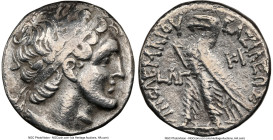 PTOLEMAIC EGYPT. Ptolemy VIII Euergetes II (Physcon) (170-116 BC). AR stater or tetradrachm (24mm, 12h). NGC VF. Citium, Regnal Year 33 (138/7 BC). Di...