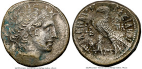 PTOLEMAIC EGYPT. Cleopatra VII Thea Neotera (51-30 BC). BI tetradrachm (26mm, 13.57 gm, 11h). NGC AU 5/5 - 3/5. Alexandria, Regnal Year 2 (51/0 BC). D...
