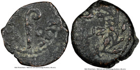 JUDAEA. Roman Procurators. Pontius Pilate (AD 26-36). AE prutah (16mm, 11h). NGC VF. Jerusalem, dated Regnal Year 17 of Tiberius (AD 30). TIBEPIOY KAI...
