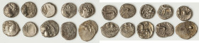 ANCIENT LOTS. Celtic. Gaul. Ca. mid 1st century BC. Lot of ten (10) AR quinarii. Fine-XF. Includes: Ten AR quinarii, various types. Total of ten (10) ...