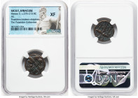 ANCIENT LOTS. Greek. Sicily. Syracuse. Hieron II (ca. 275-215 BC). Lot of three (3) AE litrae. NGC XF. Includes: Three Hieron II AE litrae, with head ...