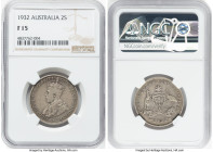 George V Florin 1932-(m) F15 NGC, Melbourne mint, KM27. Rarest date of type. HID09801242017 © 2023 Heritage Auctions | All Rights Reserved